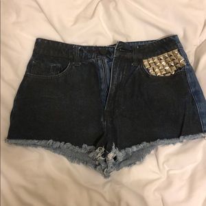 High waisted shorts